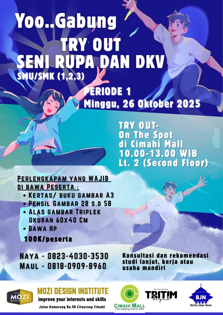 Try Out Seni Rupa & DKV di Cimahi (Periode 26 Oktober 2025